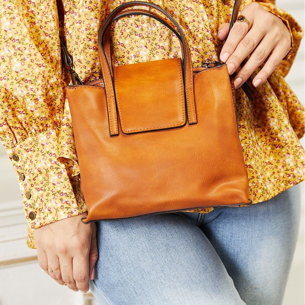 NEW**-SHOMICO Multi-Compartment PU Crossbody Bag OFFERS WELCOME